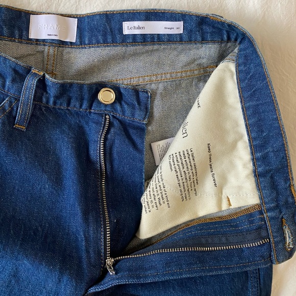 Frame Denim Le Italien Straight. NWT. Size 30 - Picture 4 of 9